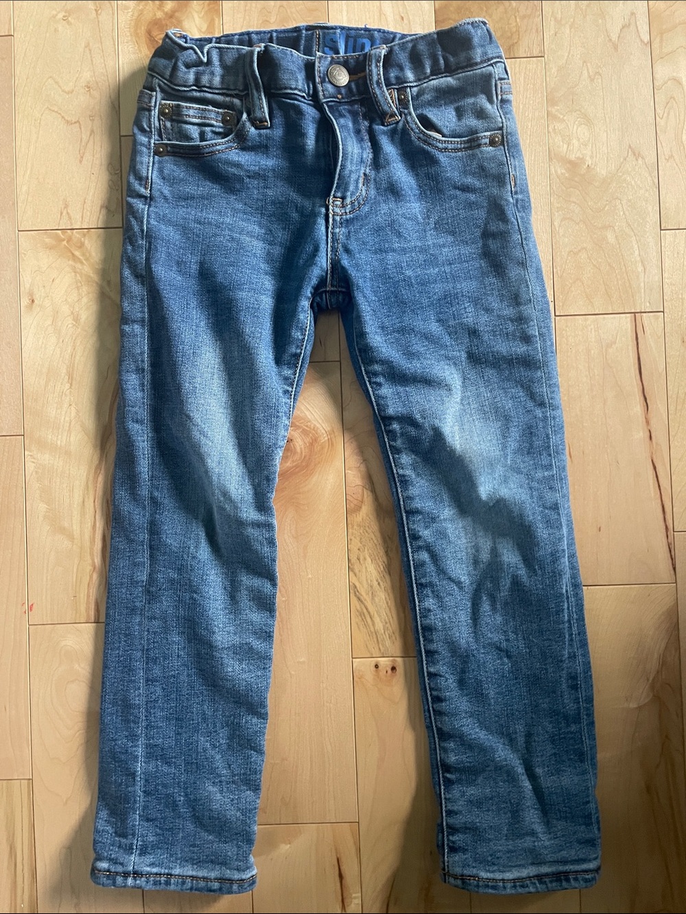 🍀Sale 4/$20 JCREW crewcuts lined slim jean, sz 5T
